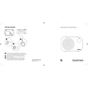 Goodmans B&M DAB Digital FM Radio 365112 manual cover