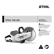 Stihl TSA 230 manual cover