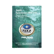 Polaris Sportsman 800 EFI manual cover