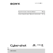 Sony DSC-W610 manual cover