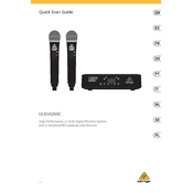 Behringer ULM302MIC manual cover