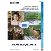 Sony HDR-CX360 manual cover