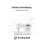 Singer HD6700C, HD6705C manual cover