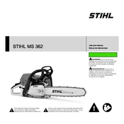 Stihl MS 362 manual cover