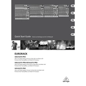 Behringer EURORACK UB1622FX-PRO manual cover