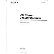 Sony STR-V220 manual cover