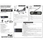 Whistler WS1098 Radio Scanner manual cover