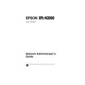 Epson EPL-N2000 manual cover