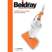 Beldray BEL0013 1500W Steam Mop manual cover