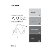 Onkyo A 9130 manual cover