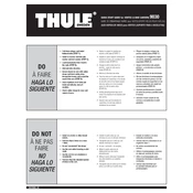 Thule Vertex 9030 manual cover