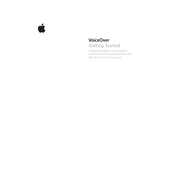 Apple VoiceOver Mac OS X v10.5 Leopard manual cover