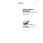 Sony DCR-TVR66 manual cover