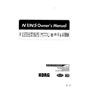 KORG N1 manual cover