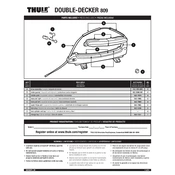 Thule Double-Decker 809 manual cover