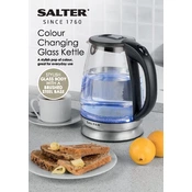 Salter EK2841SS Colour Changing Glass Kettle manual cover