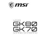 MSI Vigor GK30 manual cover