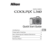 Nikon Coolpix L340 manual cover