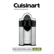 Cuisinart CCJ-500 manual cover