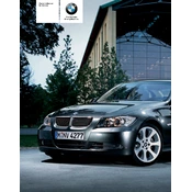 BMW 323i Sedan 3 Series 2007 manual cover