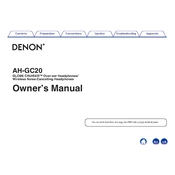 Denon AH-GC20 Globe Cruiser manual cover