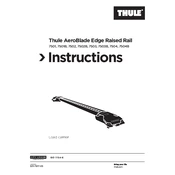 Thule Aeroblade Edge 7501 manual cover