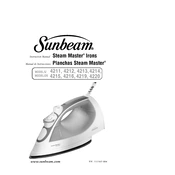 Sunbeam Steam Master 4211 manual cover