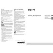 Sony MDR-1A manual cover