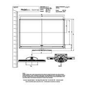 Sony KDL-40Z4100 manual cover