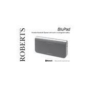 Roberts BluPad Bluetooth 2015 manual cover