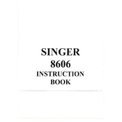 Singer 8606 manual cover