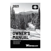 Polaris Timbersled 120 SX ARO 129 ARO 129 S manual cover