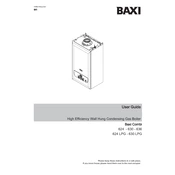 Baxi 600 Combi LPG manual cover