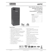 Goodman AVPTC manual cover