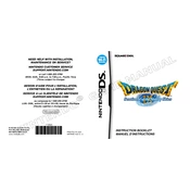 Nintendo Dragon Quest IX manual cover