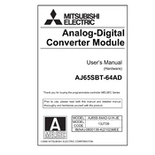 Mitsubishi Electric AJ65SBT 64AD manual cover