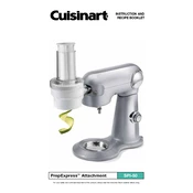 Cuisinart SPI-50 manual cover