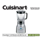 Cuisinart CBT-1000 Series manual cover