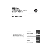 Carrier Toshiba RBC-AMS51E-ES manual cover