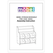 Mobel B&M Storage Bookshelf 366929 manual cover