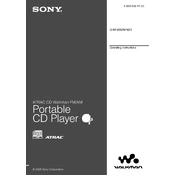 Sony D-NF430 manual cover