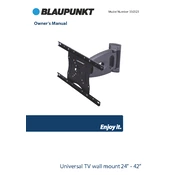 Blaupunkt B&M Universal TV Wall Mount 22-42 330323 manual cover