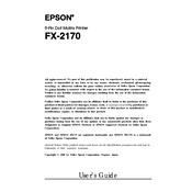 Epson FX-2170 manual cover