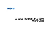 Epson WorkForce ES-65WR manual cover