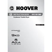 Hoover DYC 8913BX-80N manual cover