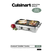 Cuisinart GR-55 manual cover