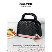 Salter EK3677 Handbag Sandwich Maker manual cover