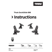 Thule Dockglide 896 manual cover