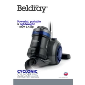 Beldray BEL00960 Cyclonic Cylinder Vac manual cover