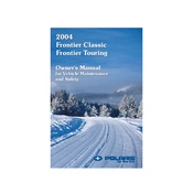 Polaris Frontier Classic, Frontier Touring manual cover